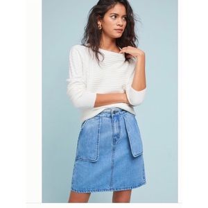 Anthropologie Boyfriend Denim Skirt - NWT